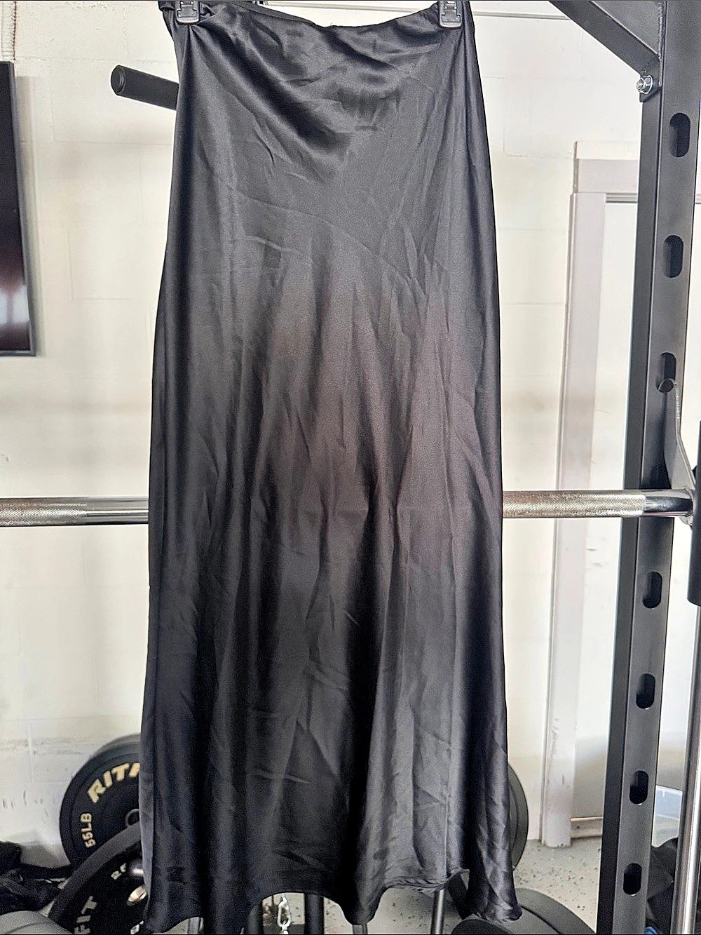 Victoria's Secret Dream Angels Satin Lace-Trim Skirt Black Small